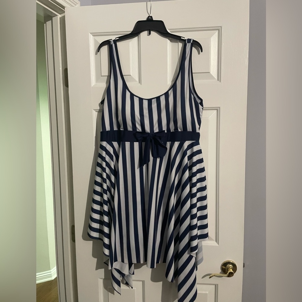 Danify modest 1 piece swim dress